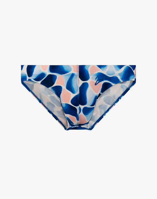 2eros V10 Abstract Swim Brief - Blue