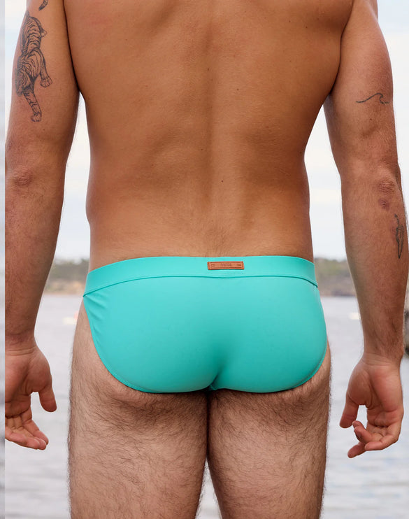 2eros V50 Encore swim brief tanga neon mint