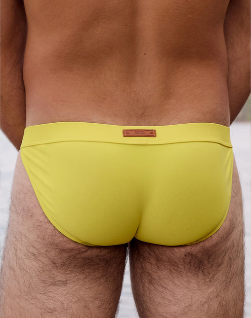 2eros V50 Encore Swim Brief Tanga - Neon Yellow