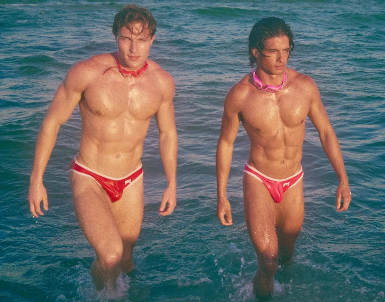 PUMP! Vice V-Cheeky Swim Brief - Pink