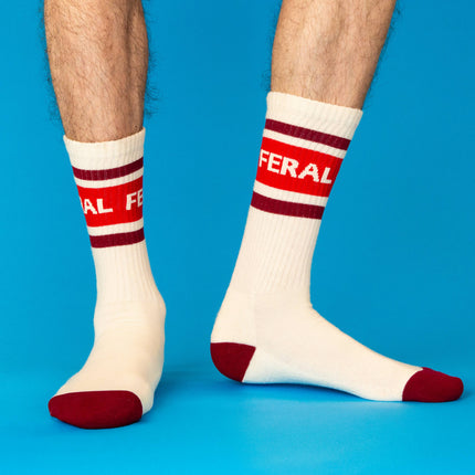 Gumball Poodle Feral Gym Crew Socks