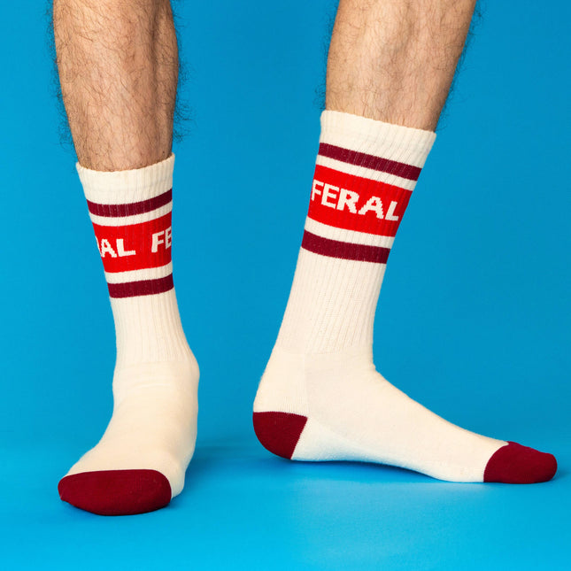 Gumball Poodle Feral Gym Crew Socks