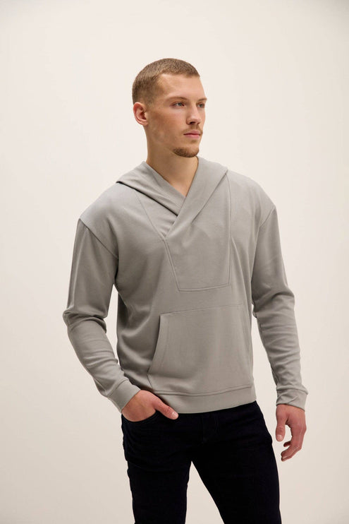 Ron Tomson Weekend Hooded Sweater - Grey
