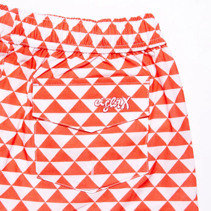 Eight X Triangle Breeze 4-Inch Swim Shorts - Red