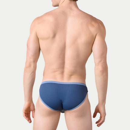 AWRY Aero Mesh Bikini Brief - Blue