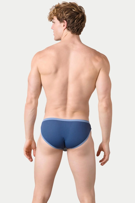 AWRY Aero Mesh Bikini Brief - Blue