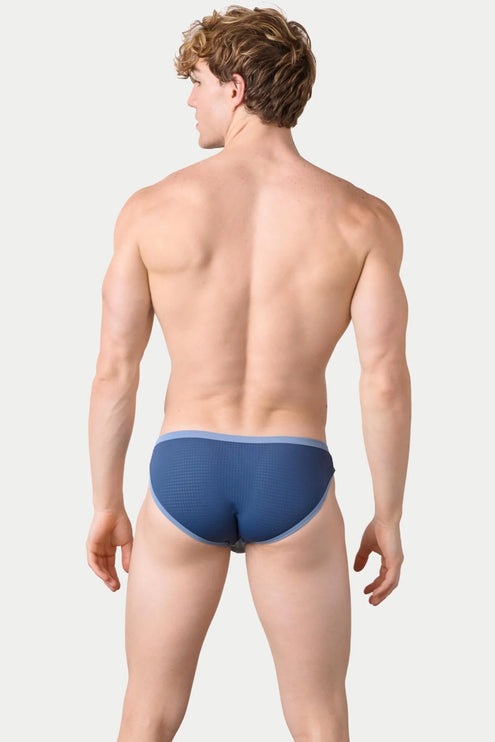 AWRY Aero Mesh Bikini Brief - Blue