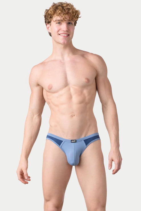 AWRY Aero Mesh Bikini Brief - Blue