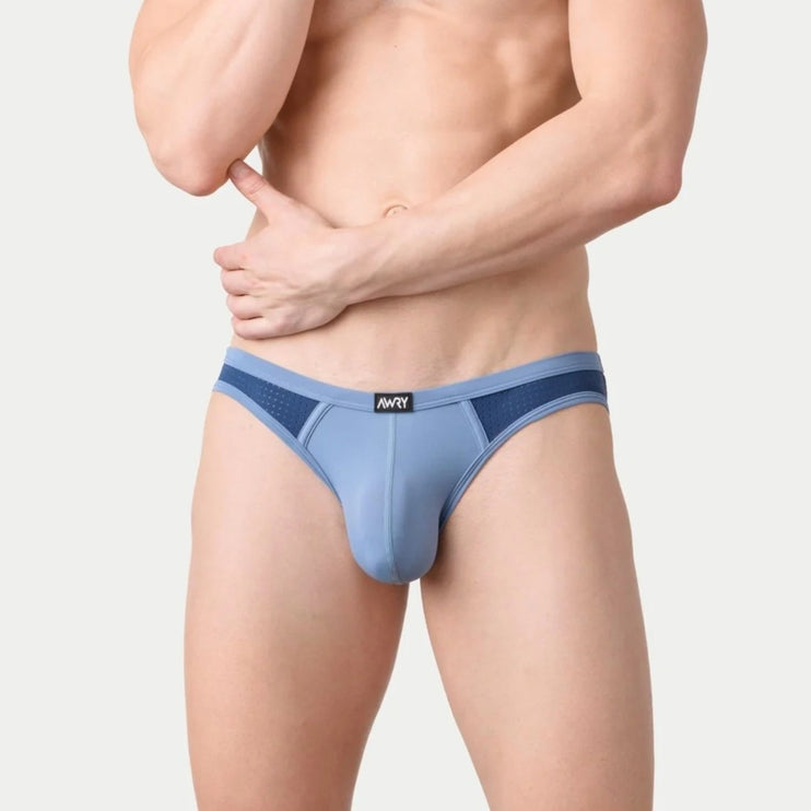 AWRY Aero Mesh Bikini Brief - Blue
