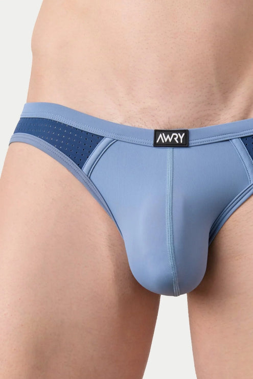AWRY Aero Mesh Bikini Brief - Blue