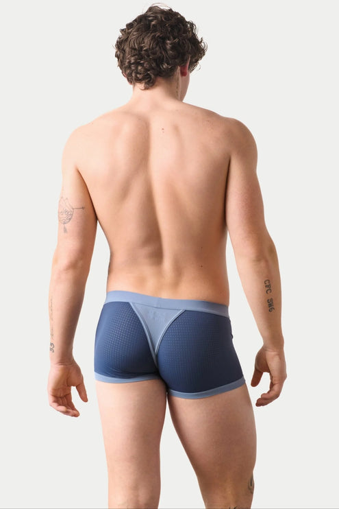 AWRY Aero Mesh Thong Boxer - Blue