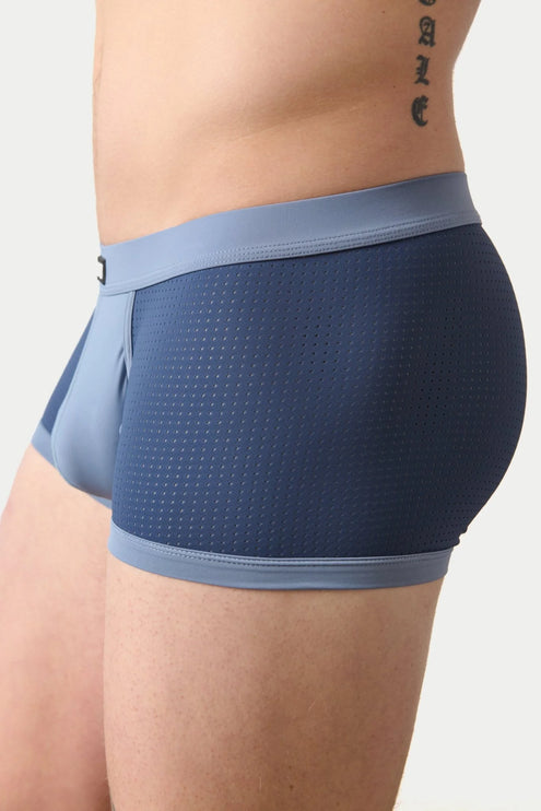 AWRY Aero Mesh Thong Boxer - Blue