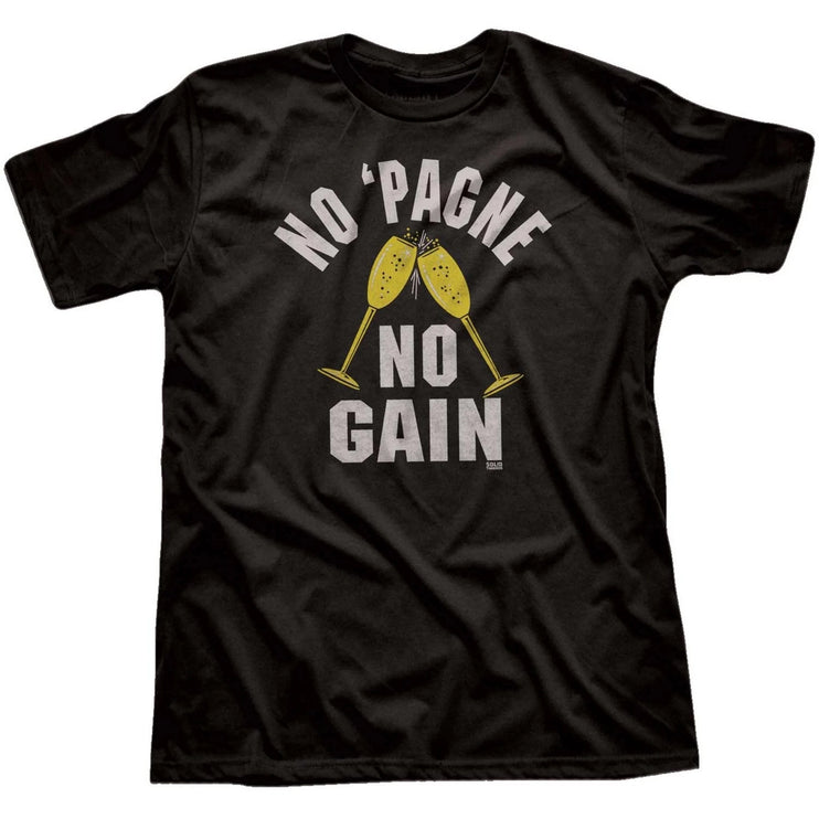 Solid Threads No 'Pagne No Gain t-shirt black