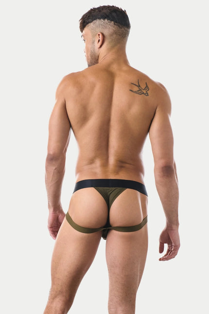 AWRY Apex Jock Thong - Army Green