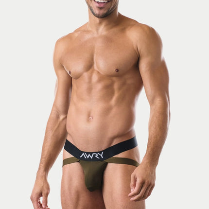 AWRY Apex Jock Thong - Army Green