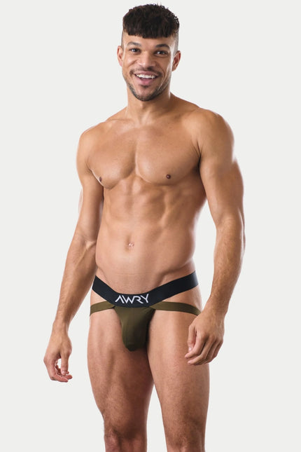 AWRY Apex Jock Thong - Army Green