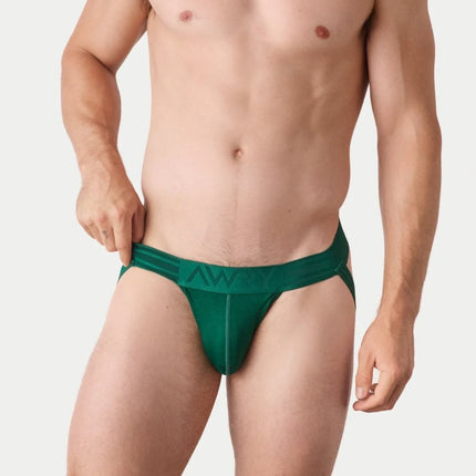AWRY Axis Jockstrap Thong - Dark Green