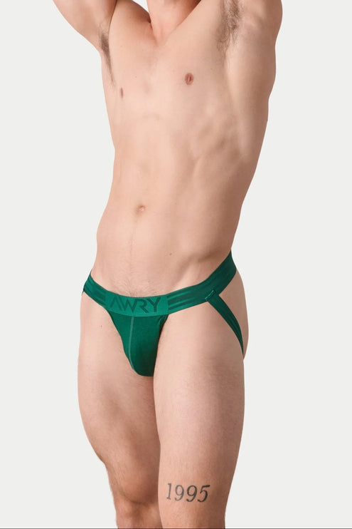 AWRY Axis Jockstrap Thong - Dark Green