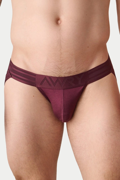 AWRY Axis Jockstrap Thong - Merlot