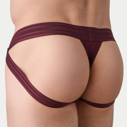 AWRY Axis Jockstrap Thong - Merlot