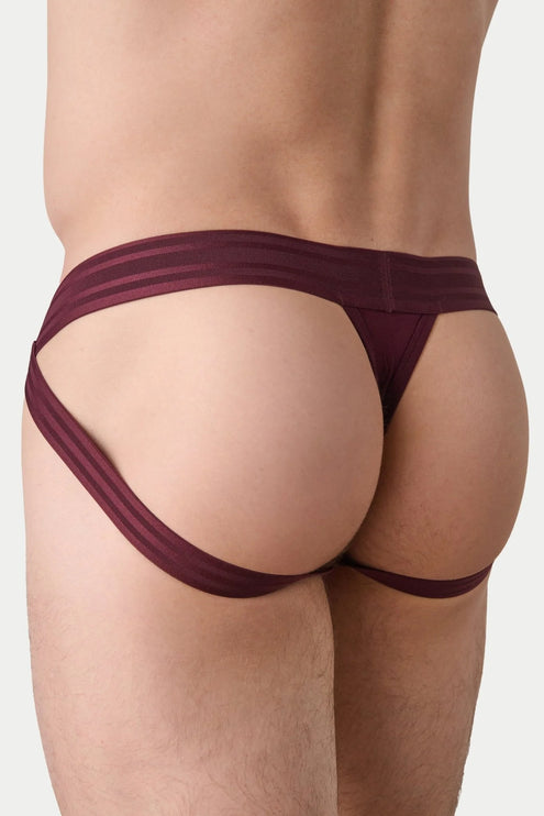 AWRY Axis Jockstrap Thong - Merlot