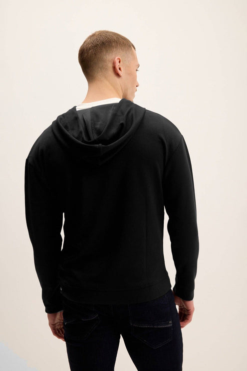 Ron Tomson Weekend Hooded Sweater - Black