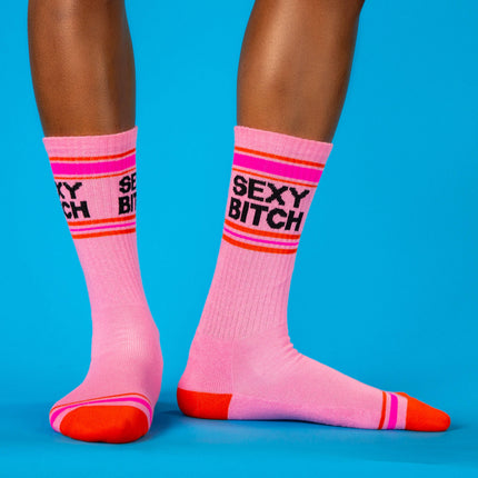 Gumball Poodle Sexy Bitch Gym Crew Socks