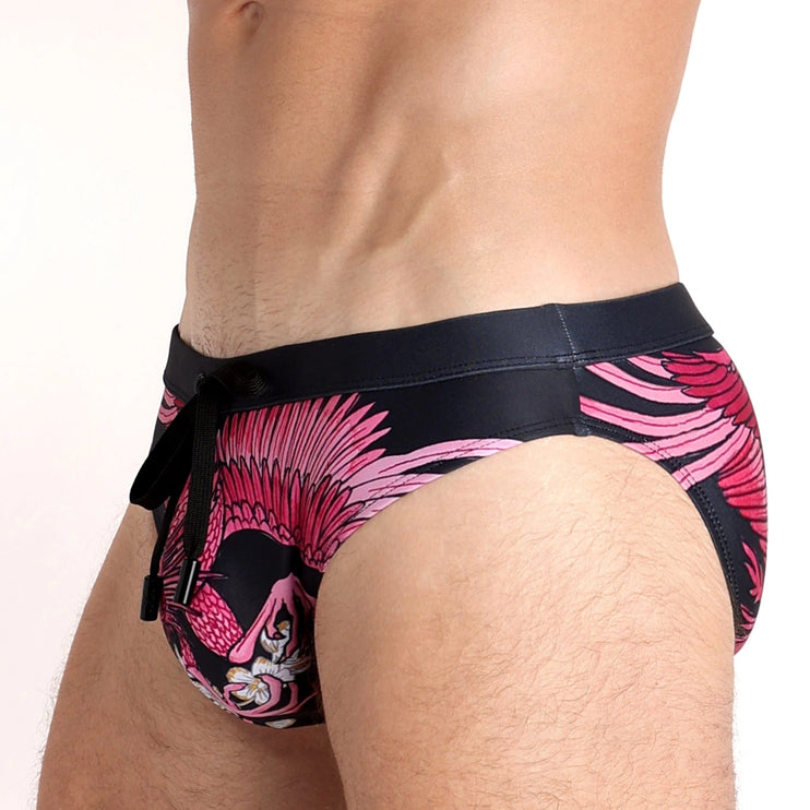 Skull & Bones Phoenix swim bikini brief black