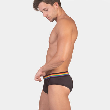 Barcode Berlin Pride Jockbrief Backless - Mesh Black