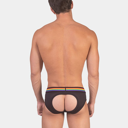 Barcode Berlin Pride Jockbrief Backless - Mesh Black