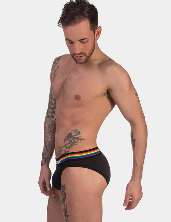 Barcode Berlin Pride mesh brief black
