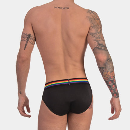 Barcode Berlin Pride mesh brief black