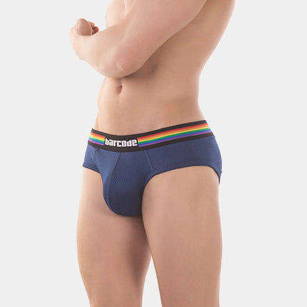 Barcode Berlin Pride mesh brief navy