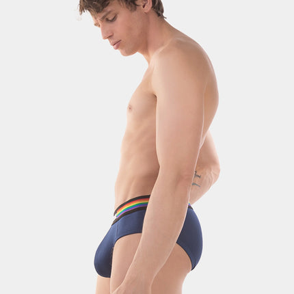 Barcode Berlin Pride mesh brief navy