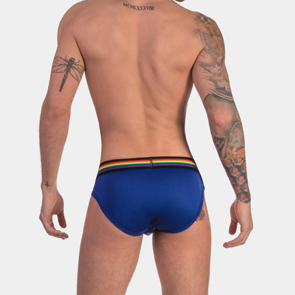 Barcode Berlin Pride mesh brief blue