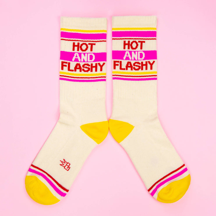 Gumball Poodle Hot and Flashy Gym Crew Socks