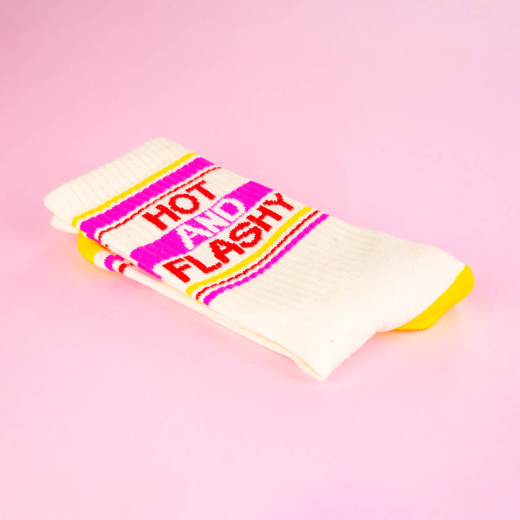 Gumball Poodle Hot and Flashy Gym Crew Socks