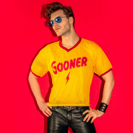Peachy Kings Gooner Mesh Football Jersey - Yellow