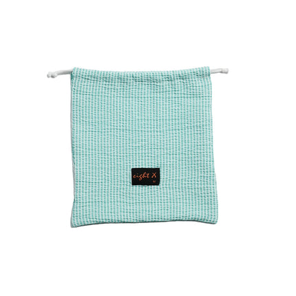 Eight X Sea Glass 4-Inch Seersucker Swim Shorts - Green Stripe