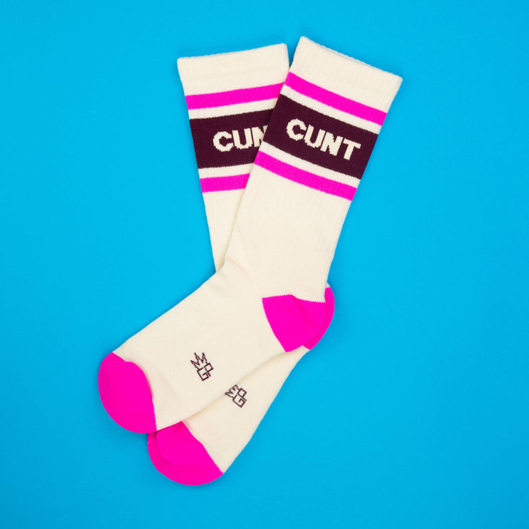 Gumball Poodle Cunt Gym Crew Socks