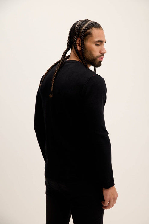 Ron Tomson Full Zip Closure Cardigan - Black