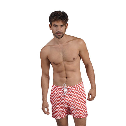 Eight X Triangle Breeze 4-Inch Swim Shorts - Red