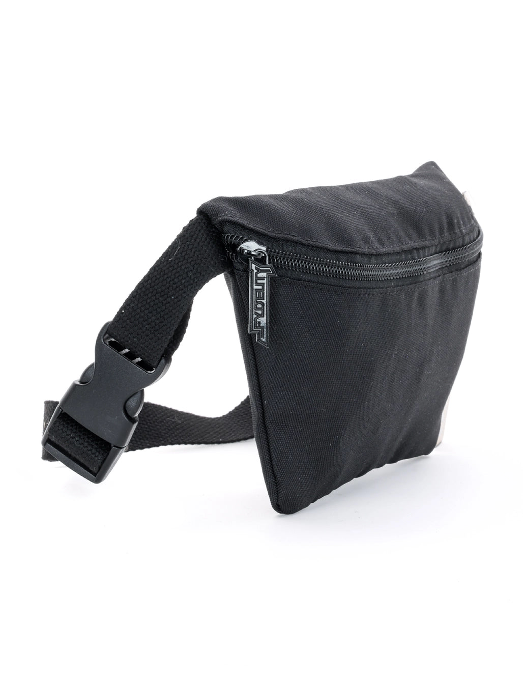 Ultra slim fanny pack recycled black