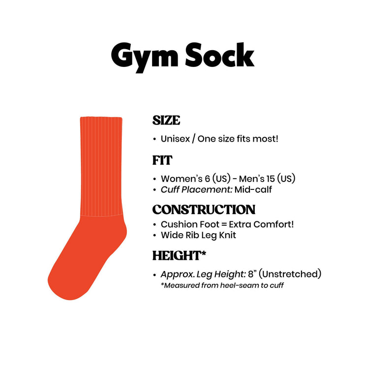 Gumball Poodle Daddy Gym Crew Socks