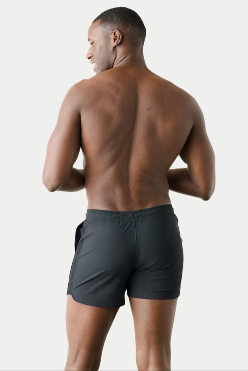 AWRY Edge 4-Inch Shorts W/Mesh Panel - Black