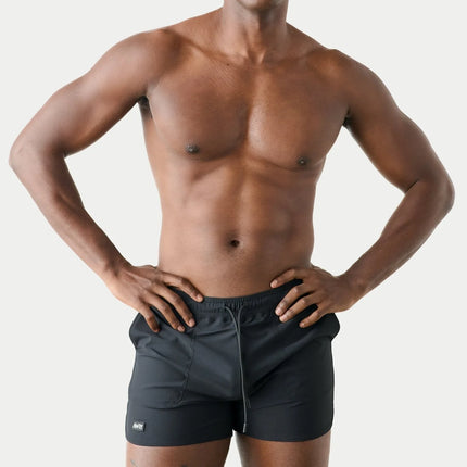 AWRY Edge 4-Inch Shorts W/Mesh Panel - Black