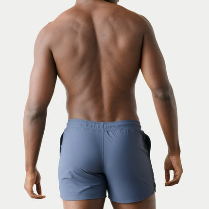 AWRY Edge 4-Inch Shorts W/Mesh Panel - Blue