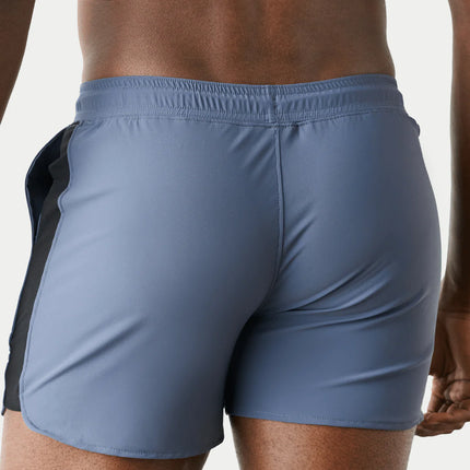 AWRY Edge 4-Inch Shorts W/Mesh Panel - Blue