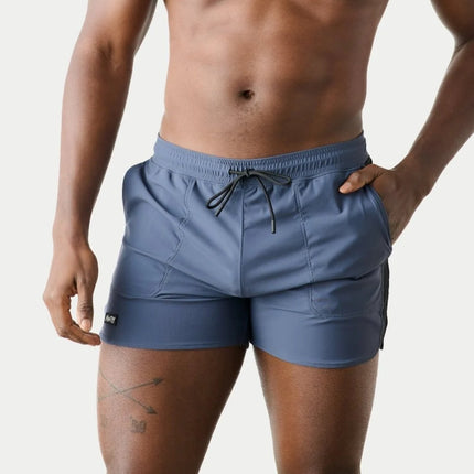 AWRY Edge 4-Inch Shorts W/Mesh Panel - Blue