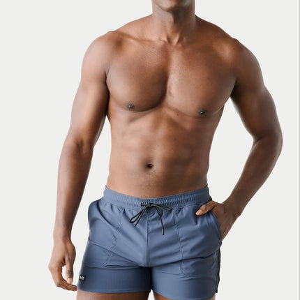 AWRY Edge 4-Inch Shorts W/Mesh Panel - Blue